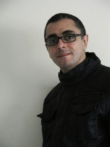 Photo portrait of the Lebanese artist Ricardo Mbarkho, 2011.